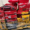 Mixed Milwaukee and DeWalt Tools