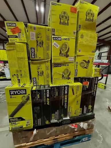 Ryobi tools pallet